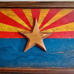 Arizona Flag Art Custom Made To Order