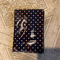 Polk A Dot Passport Wallet/holder