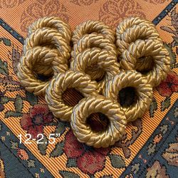 Holiday Linens, Placemats, and Napkin Rings and Napkins Selling Separately, See Prices In Description Or Buy The Lot For $300