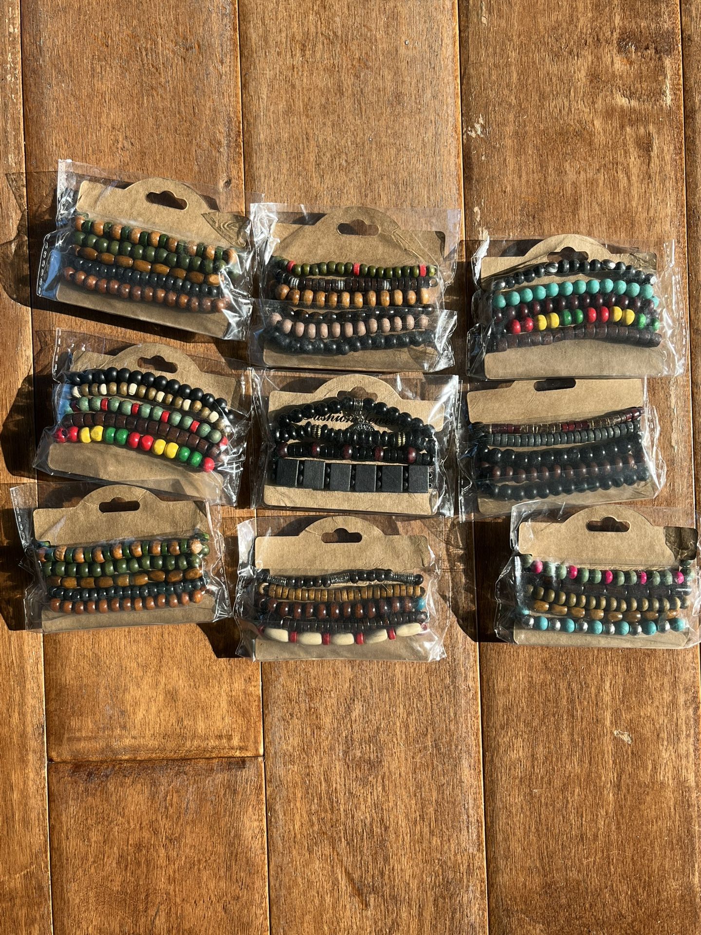 SET CHOSEN Random Color Beaded Bracelets