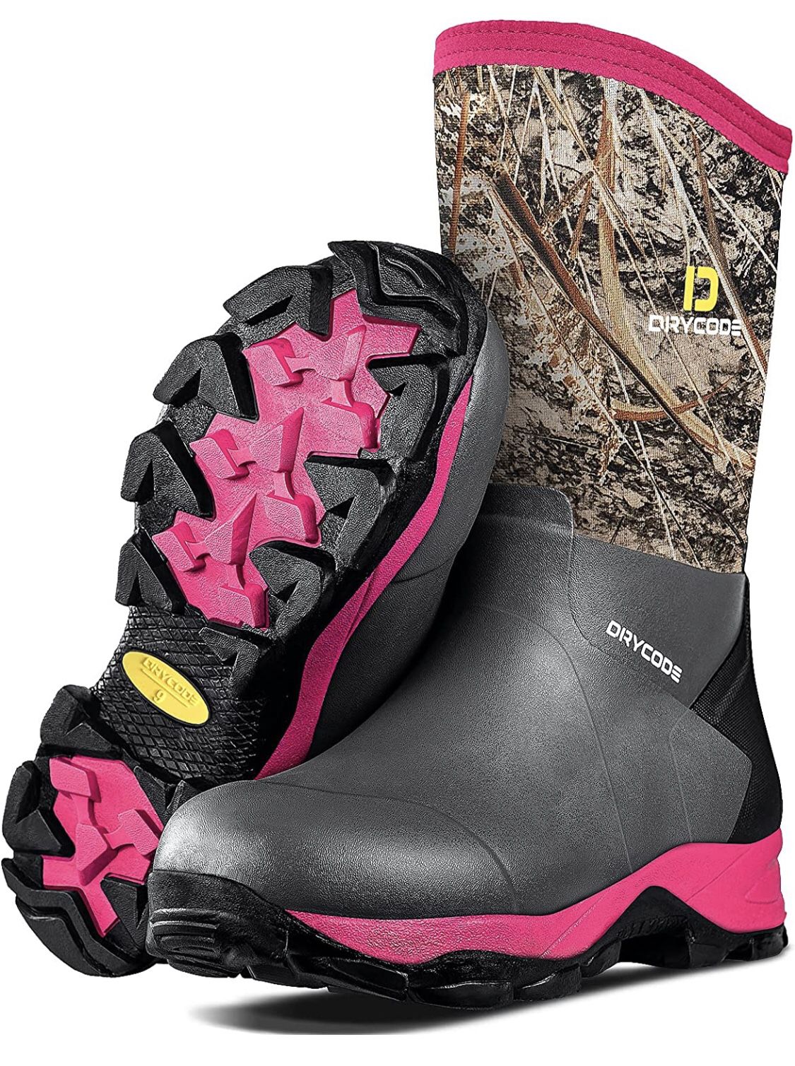 Women Size 7 Waterproof Rubber Boots 