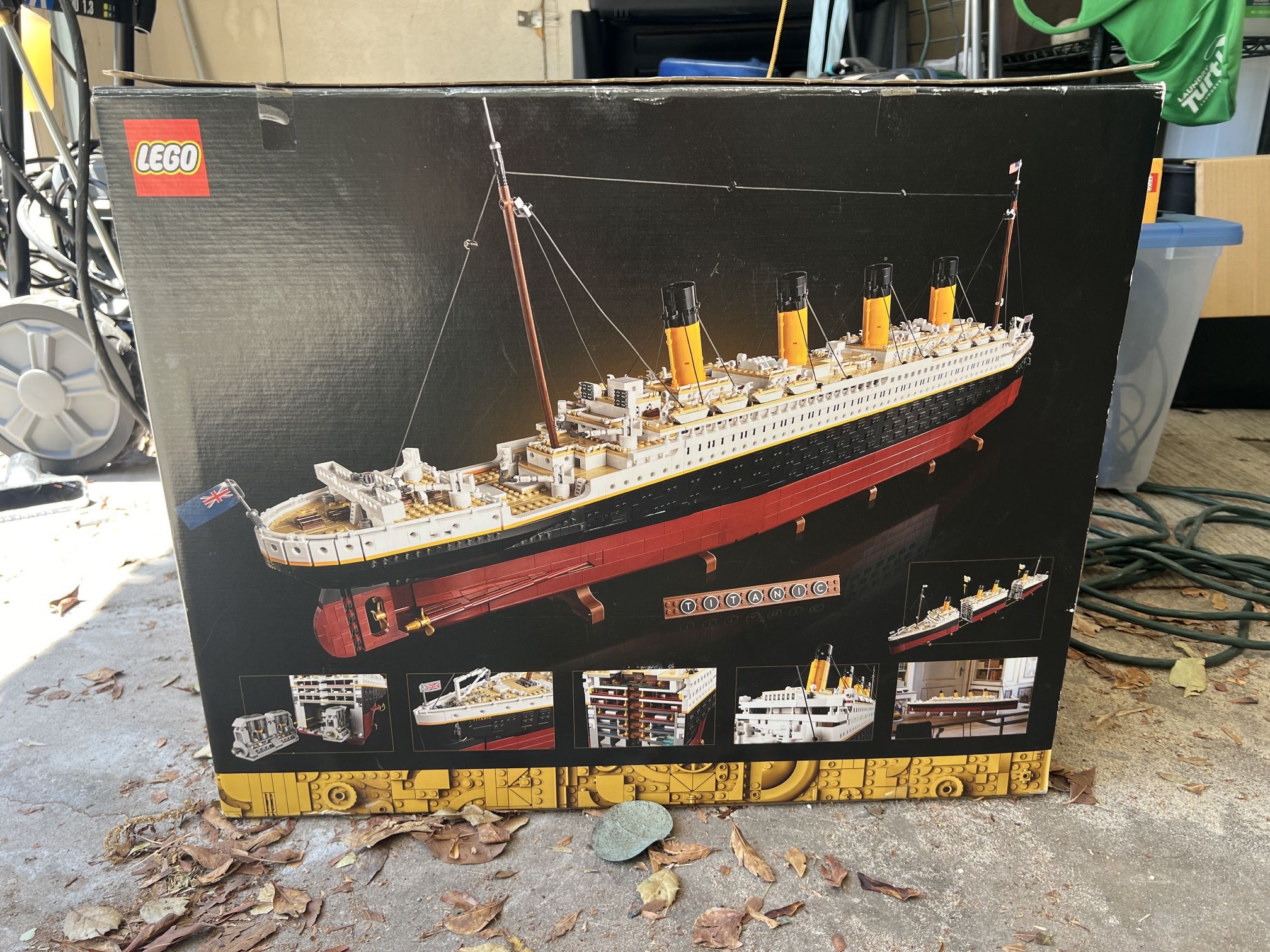 Lego Titanic (10294) Plus Box And Instruction Booklets - Built