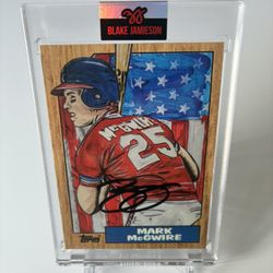 Topps Project Mark McGuire Autographed 