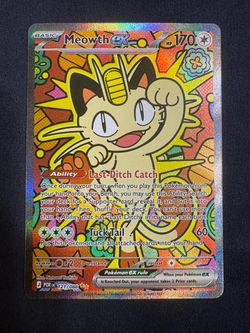 Meowth ex #121 SIR – Perfect Order – NM Pokemon TCG Card
