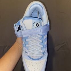 Adidas Forum Buckle Low Bad Bunny Blue Tint | Size 6.5 Men & 7.5 Women