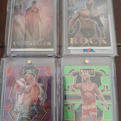 WWE Card Lot (Graded, Case Hits, Numbered, & Inserts)