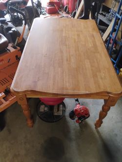Solid Oak Table No Chairs 