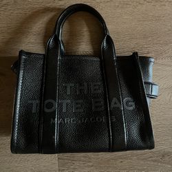 Black Small Leather Marc Jacobs Tote Bag