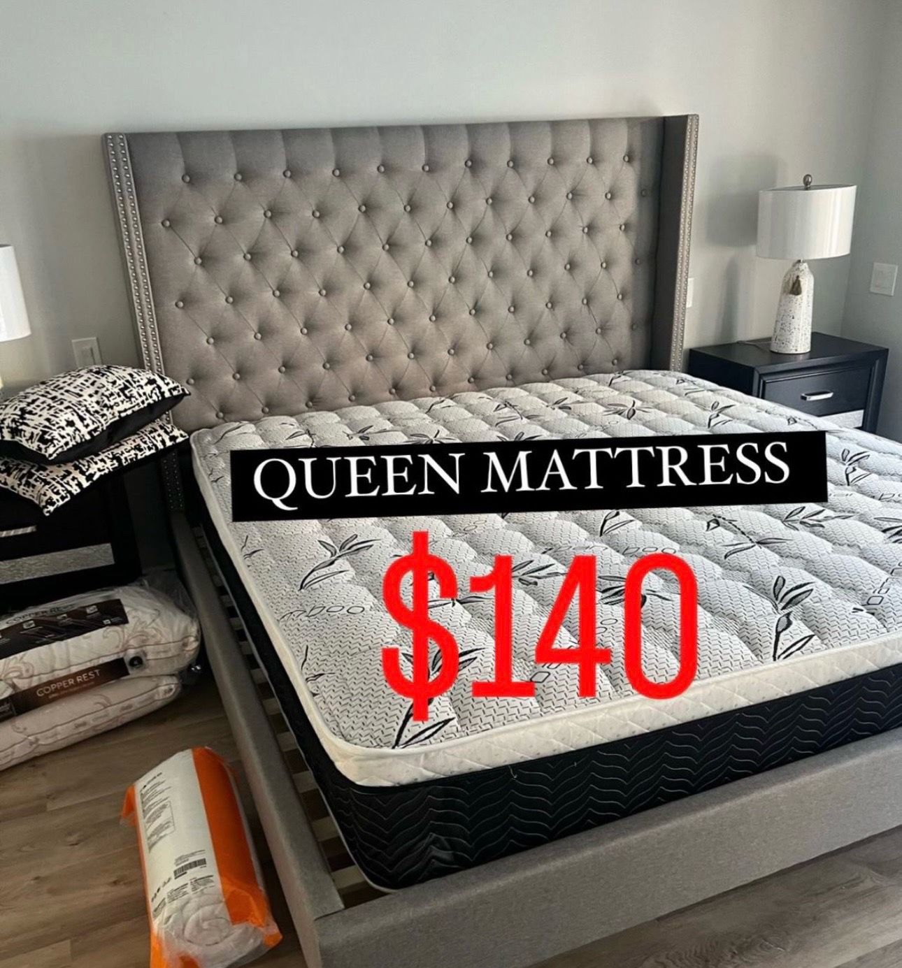 New Queen mattress only $140