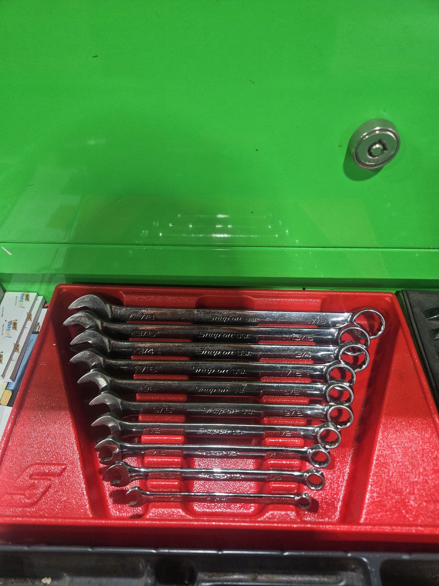 10 pc 12-Point SAE Flank Drive® Plus Combination Wrench Set (5/16, 3/8-7/8")