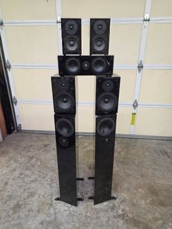 NHT 2.5i, SuperOne, SC-1, and A410 Surround Sound Speaker System