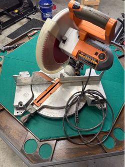 Ridged single bevel miter saw