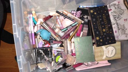 large tote of makeup