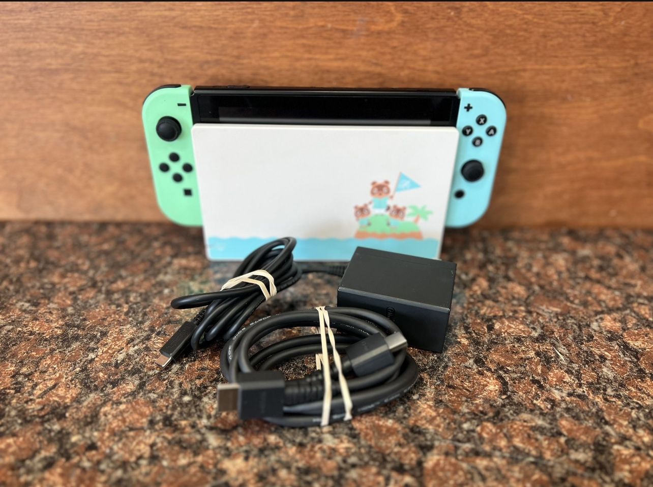 Nintendo Switch Animal Crossing Console With Animal Crossing Game & Original Boxes