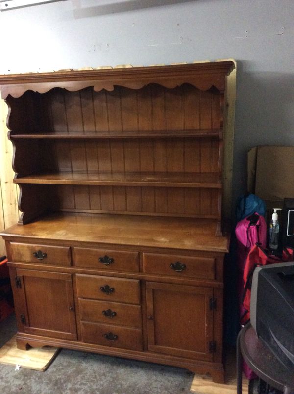 Kitchen Hutch Rock Maple For In Wadsworth Il Offerup Kitchen Hutch Rock Maple