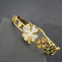 18k Gold Plated Stainless Steel Bracelet 