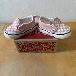 LITTLE GIRLS VANS SHOES GOOD CONDITION SIZE 31/2 $13