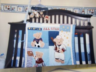 Baby Italia Espresso Crib 4 In 1 Crib