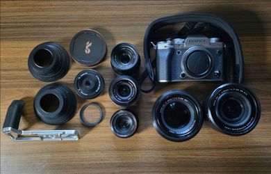 Complete Fujifilm X-T5 Kit – Camera, 6 Lenses, Filters & Accessories