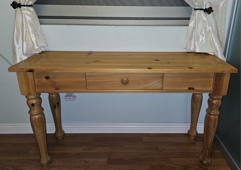 Vintage Wood Desk or Vanity