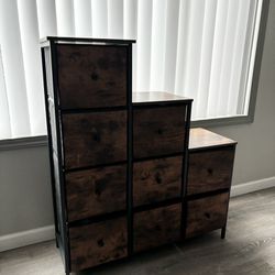 9-drawer fabric storage dresser