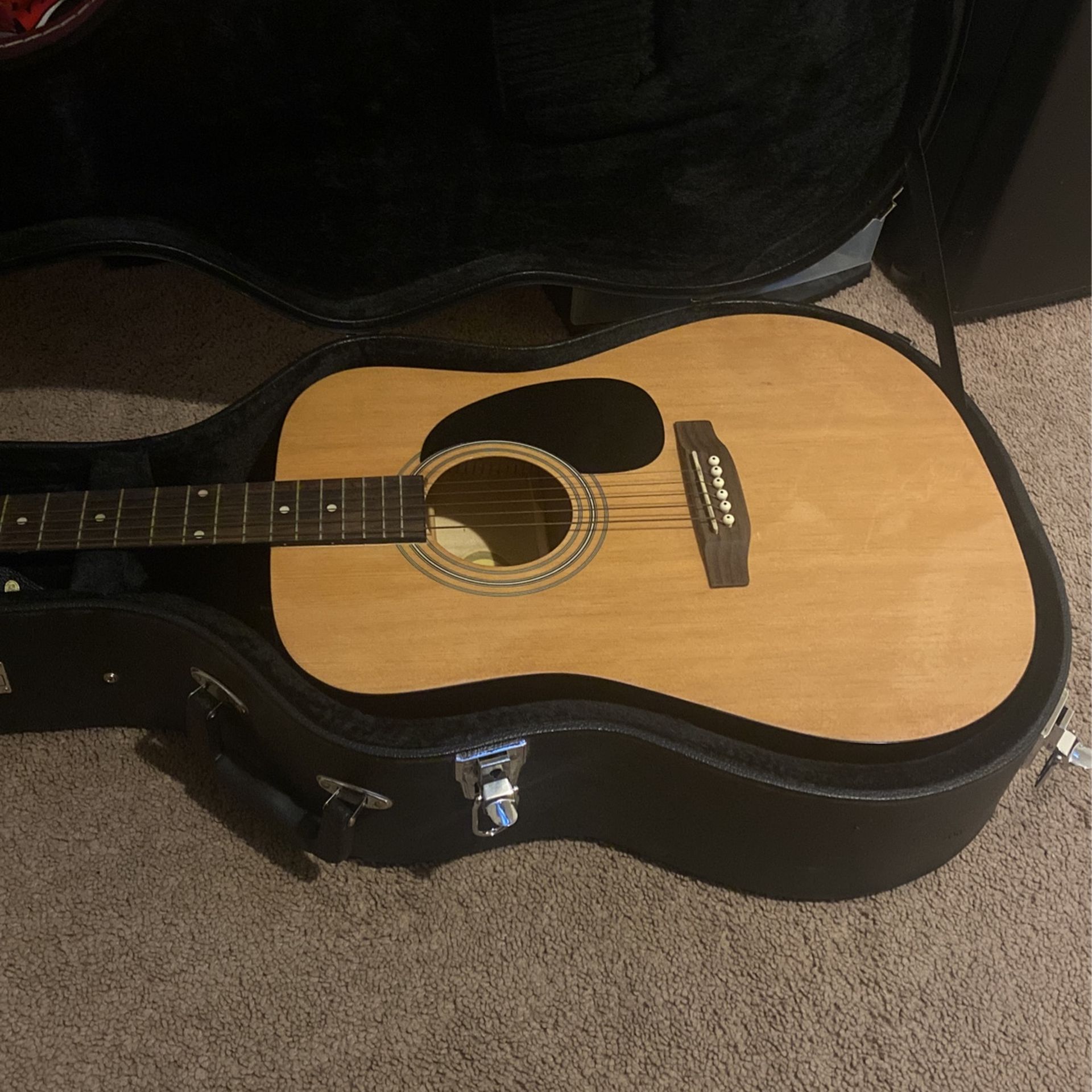 Squire Guitar And Case