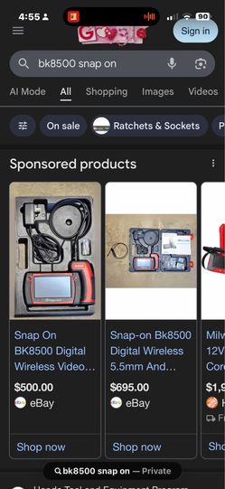 BK8500 Digital Wireless Video Scope (Borescope)