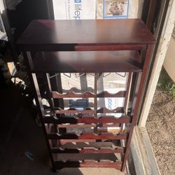 Rustic Wine Rack And Storage 
