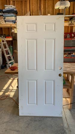 Free 36” x 80” steel/wood door