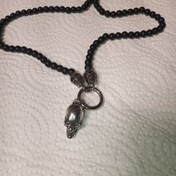 Cadena Calavera Gótica 