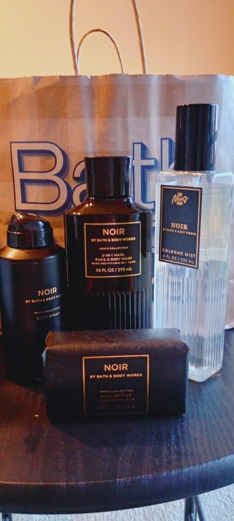 Noir Bath And Body Works Set