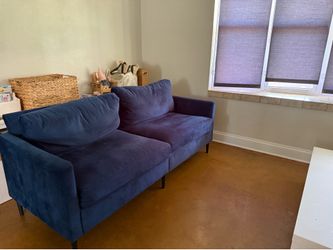 Blue sofa