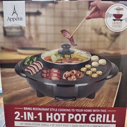 2-in-1 Hot Pot Grill 