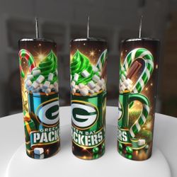 Green Bay Packers Football Tumbler