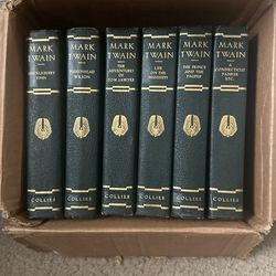 6 Volumes Mark Twain