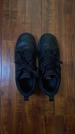 Kids Black Nike Court Borough Low 2 Size 4Y