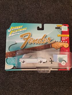Johnny Lightning Fender Limited Edition Chase Die-Cast Vehicle and Trailer