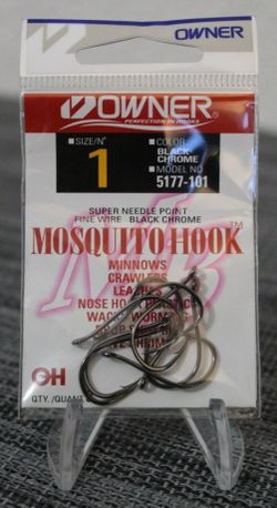 Owner Fishing Hooks - Mosquito Hooks - You Pick Your Size - Each Pack $3.00