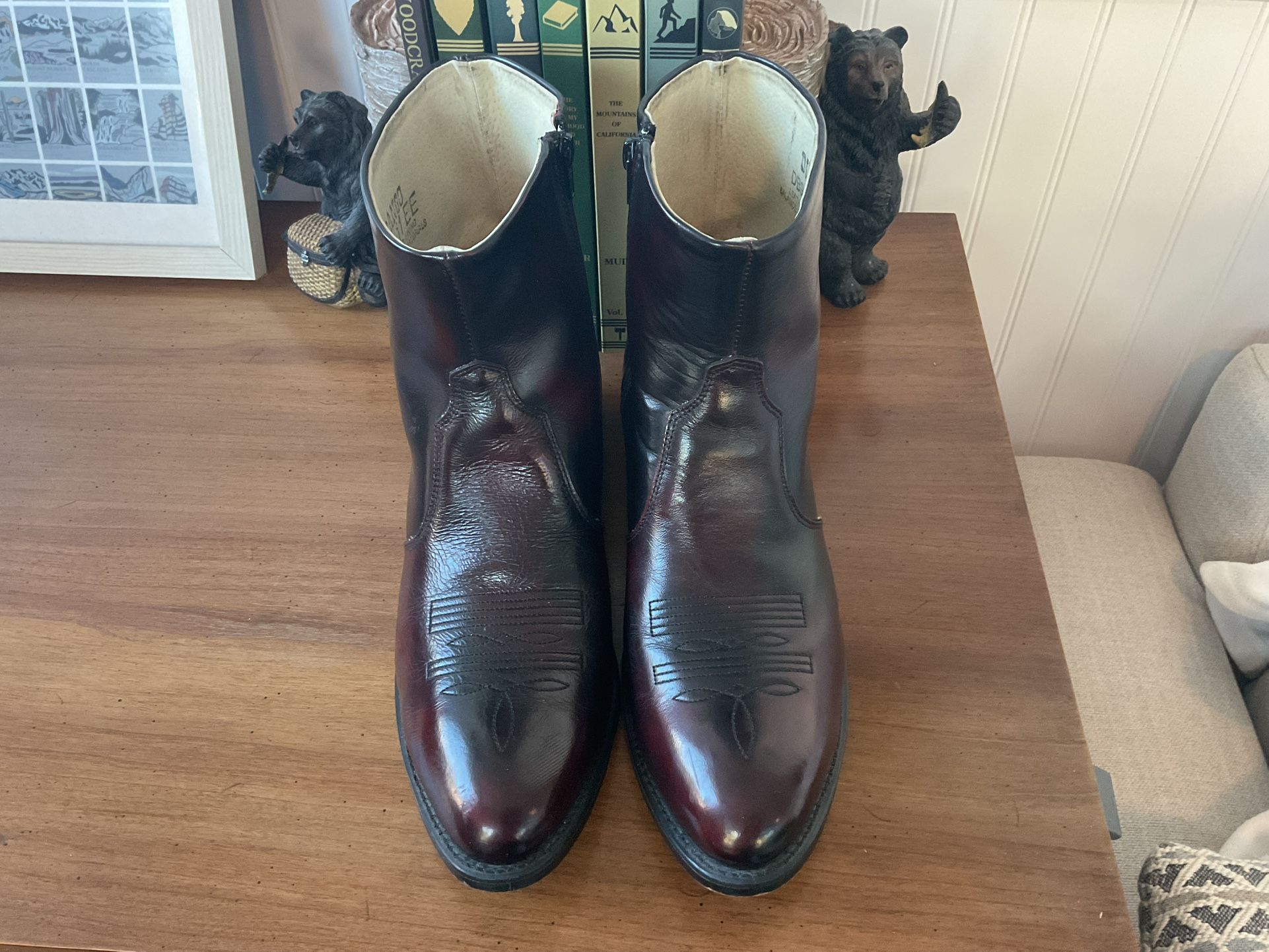 Durango Western Roper Ankle Boot (zip, Chelsea) 11EE No Scuffs