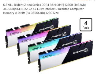 G.SKILL Trident Z Neo Series DDR4 RAM (XMP) 128GB (4x32GB)