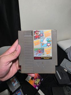 Super Mario, duck hunt, world class track meet