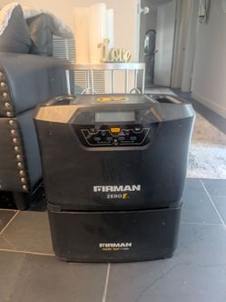 FIRMAN Zero-E Portable Power Station paired with the FIRMAN Power Pack +1000 Expansion Battery!