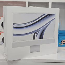 Apple iMac 24" All-in-One | M3 Chip (8-Core CPU | 8-Core GPU | 8GB RAM | 256GB SSD)- $5 Today and Rest Later! Message us now
