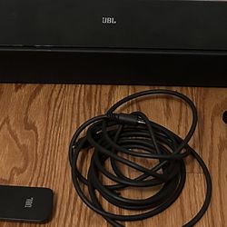 JBL SB120 Sound Bar 110watts 2 built in subwoofers