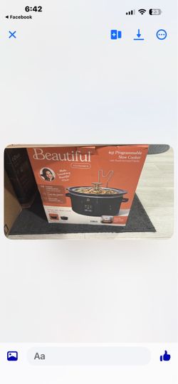 Beautiful by Drew 4qt Programmable Slow Cooker