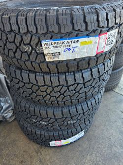 4 tires new 265/70r17 Falken Wilpeak A/T