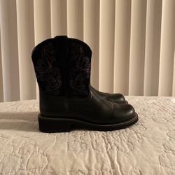 Ariat Fatbaby II Womans Black Boots Size 7