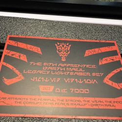 Darth Maul Lightsaber