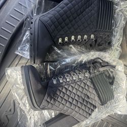 🖤 Brand New All-Black Quilted Ankle Boots - Size 9.5 - $30 🖤
