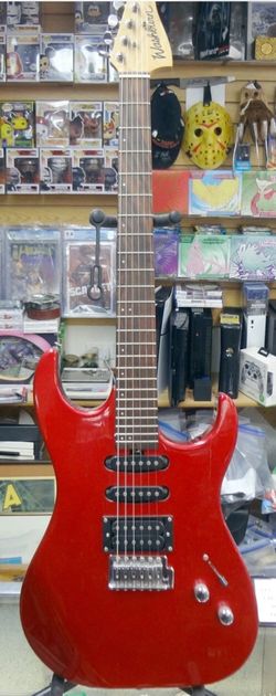 Washburn X Series Candy Apple Red 6 String Solid Body Electric Guitar!
